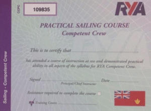 Competent Crew Certificate