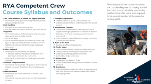 RYA Competent Crew Syllabus